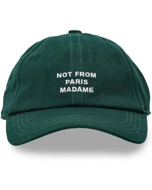 Drole de Monsieur La Casquette Baseballkappe Mit Slogan - Grün