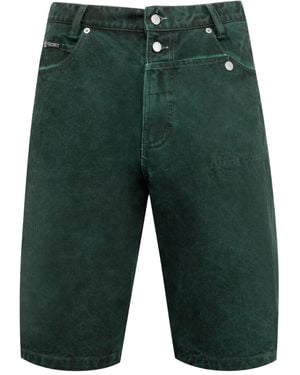 Pleasures Apollo Denim Shorts - Green