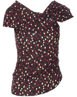 Isabel Marant Polka-Dot Blouse - Red