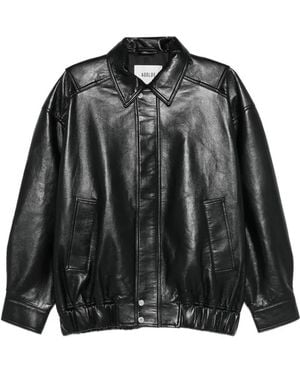 Agolde Aston Seam Detail Jacket - Black