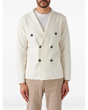 FILIPPO DE LAURENTIIS Double-Breasted Blazer - Natural