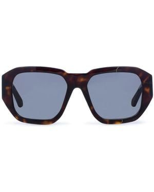 FACE HIDE Broken Cosmo Sunglasses - Blue