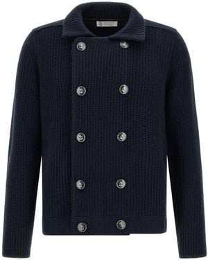 Brunello Cucinelli Mariner Cardigan - Blue