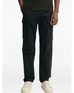 G-Star Pantaloni Dritti Con Tasche Cargo - Nero