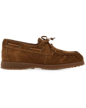 Hogan Boat Shoes Traditional - Brown