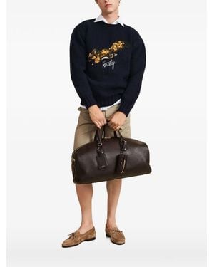 Bally Squirrel-Detail Crew-Neck Jumper - Black