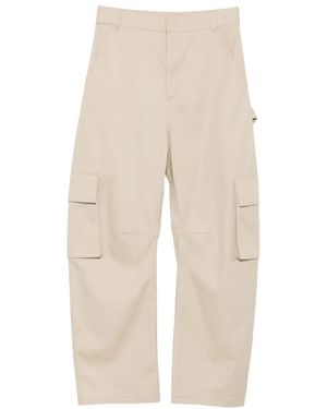 Balenciaga Relaxed Cargo Pants - Natural