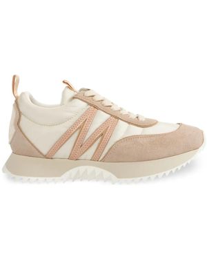 Moncler Pacey Low Taop Trainers - Natural