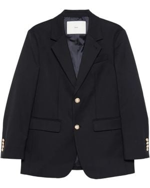DUNST Button Blazer - Blue