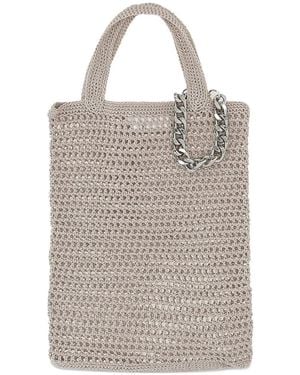 Niccolò Pasqualetti Coya Macramé Tote Bag - Natural