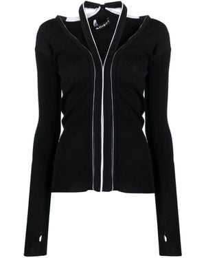Y. Project Cardigan Hook And Eye - Nero