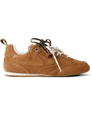 Kurt Geiger Slim Runner Trainers - Brown