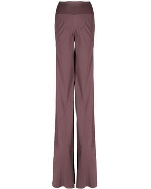 Rick Owens Bias Straight-Leg Trousers - Purple