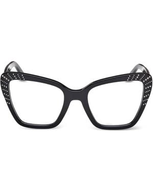 GUESS EYEWEAR Lunettes De Vue À Monture Papillon - Marron