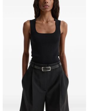 Rohe Knitted Bustier Top - Black