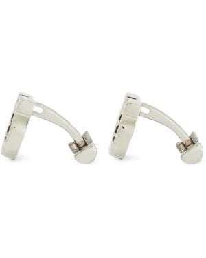 Ferragamo Gancini Cufflinks - White