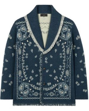 Alanui Cardigan Aus Kaschmir - Blau
