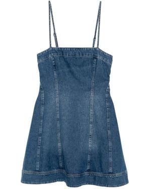 Reformation Abito Corto Elma - Blu