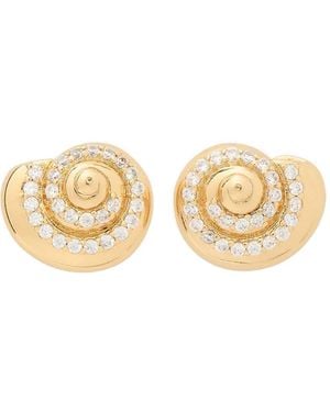 Kate Spade Shell Out Of Office Earrings - Metallic
