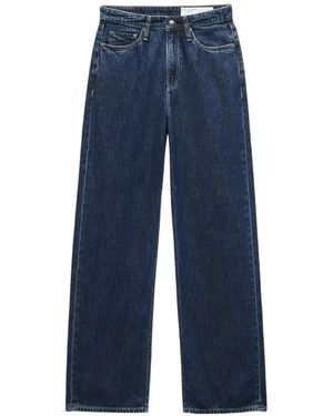 Rag & Bone Vaqueros Anchos Logan - Azul