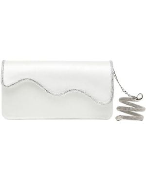 Rene Caovilla Onda Crossbody Bag - White