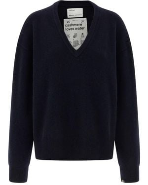 Extreme Cashmere V-neck Long-sleevejumpers - Blue