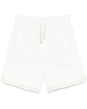 Eleventy Bermudas de lino - Blanco