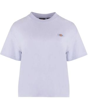 Dickies Embroidered Logo T-Shirt - Purple