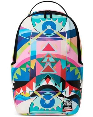 Sprayground Mochila Elle Street Art B Ball Court De X Wynwood Walls - Azul