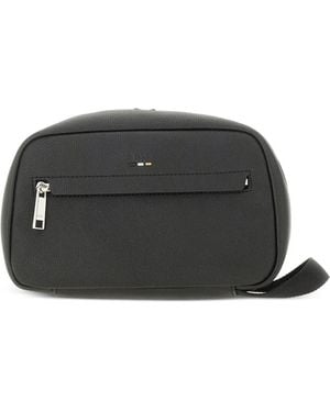 BOSS Toilettas Met Rits - Zwart