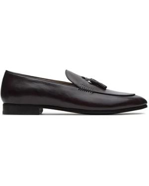 Lottusse Mocasines Verona Con Detalle De Borlas - Blanco