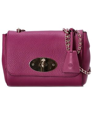 Mulberry Lily Chain-Strap Cross Body Bag - Purple