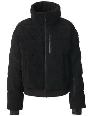 Mackage Anaya Shearling-Texture Ski Jacket - Black