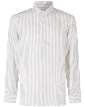 Seventy Chemise Rayée À Manches Longues - White