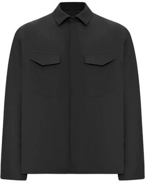 Veilance Flap-Pocket Shirt - Black