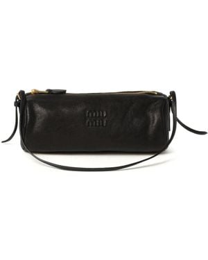 Miu Miu Leather Mini Bag - Black