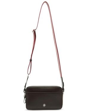 Bally Ray Logo-Print Shoulder Bag - White