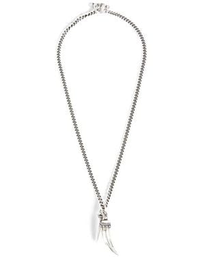 Ann Demeulemeester Mikke Curb-Chain Necklace - White