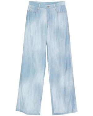 Ermanno Scervino Pantalon À Coupe Ample - Blue