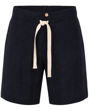 Marané Rafa Drawstring Shorts - Blue