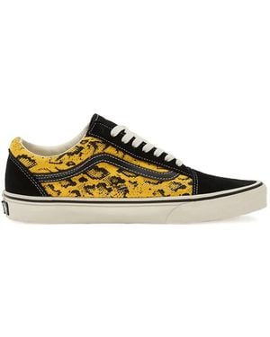 Vans Zapatillas Con Estampado Old Skool - Amarillo