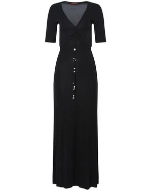 Altuzarra Panya Short-Sleeve Dress - Black