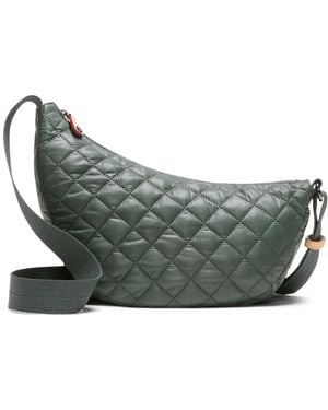 MZ Wallace Small Metro Smile Cross Body Bag - Gray