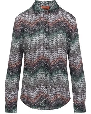 Missoni Sequin Shirt - Gray