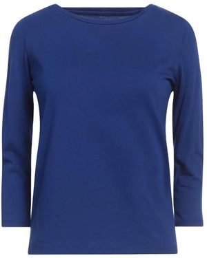 Majestic Filatures Boat-Neck Long-Sleeve T-Shirt - Blue