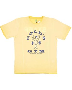 MR HOT DOG Graphic-Print Crew-Neck T-Shirt - Yellow
