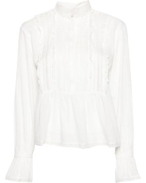 Zadig & Voltaire Ruffle-Detail Cotton Shirt - White