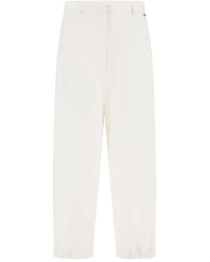 Herno Elasticated-Cuffs Trousers - White
