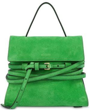 Moschino Belted Tote Bag - Green