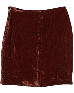 Our Legacy Velour Skirt - Purple